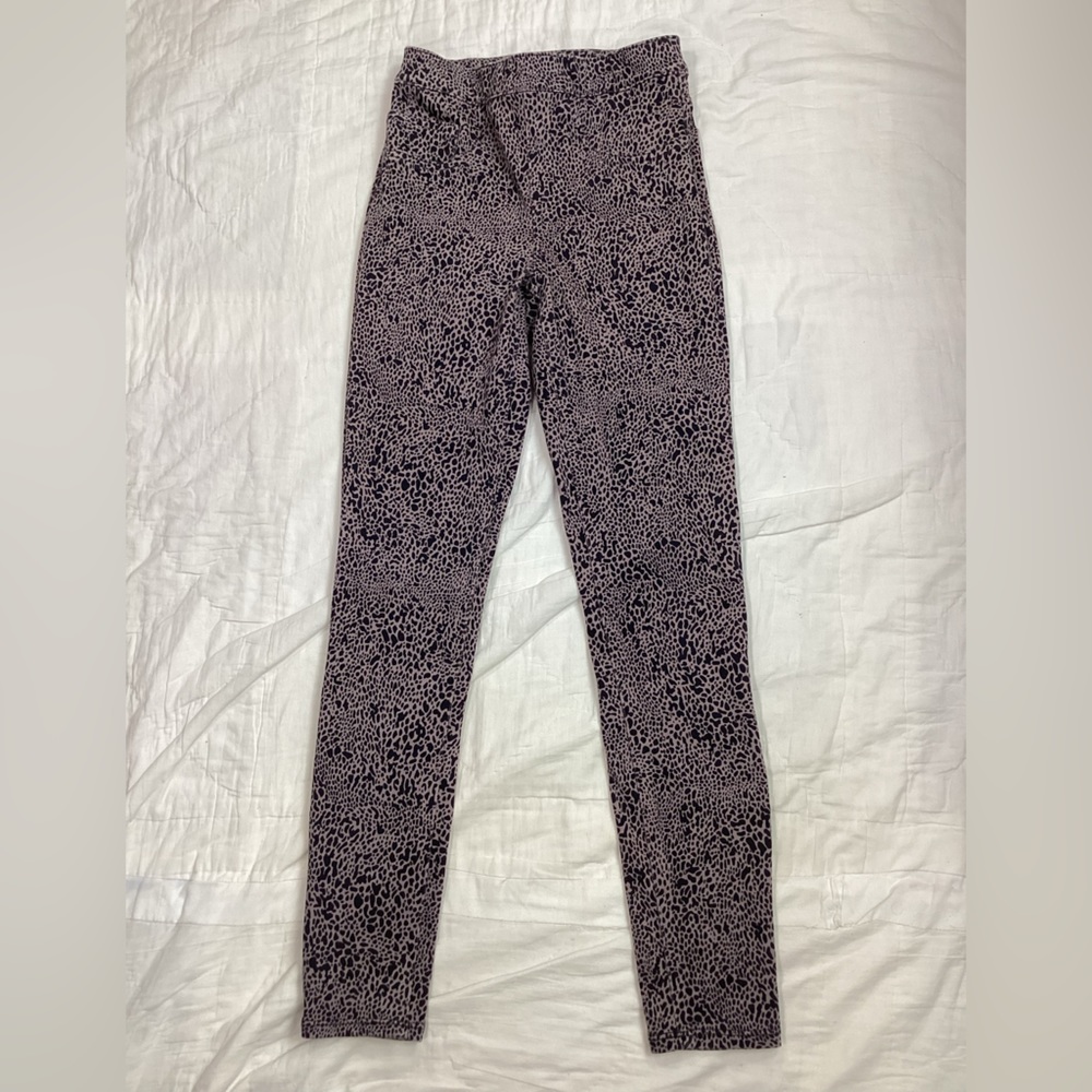 Spanx Jean-Ish Leggings Animal Print Jegging Xs